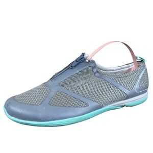 Merrell Castle Rock Womens 5.5 Gray Mesh Zip Sneaker Athletic Comfort Casual